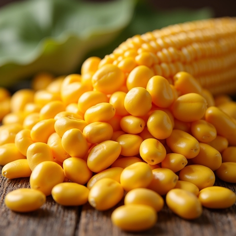 Grãos de milho branco, ingrediente essencial para uma canjica express.