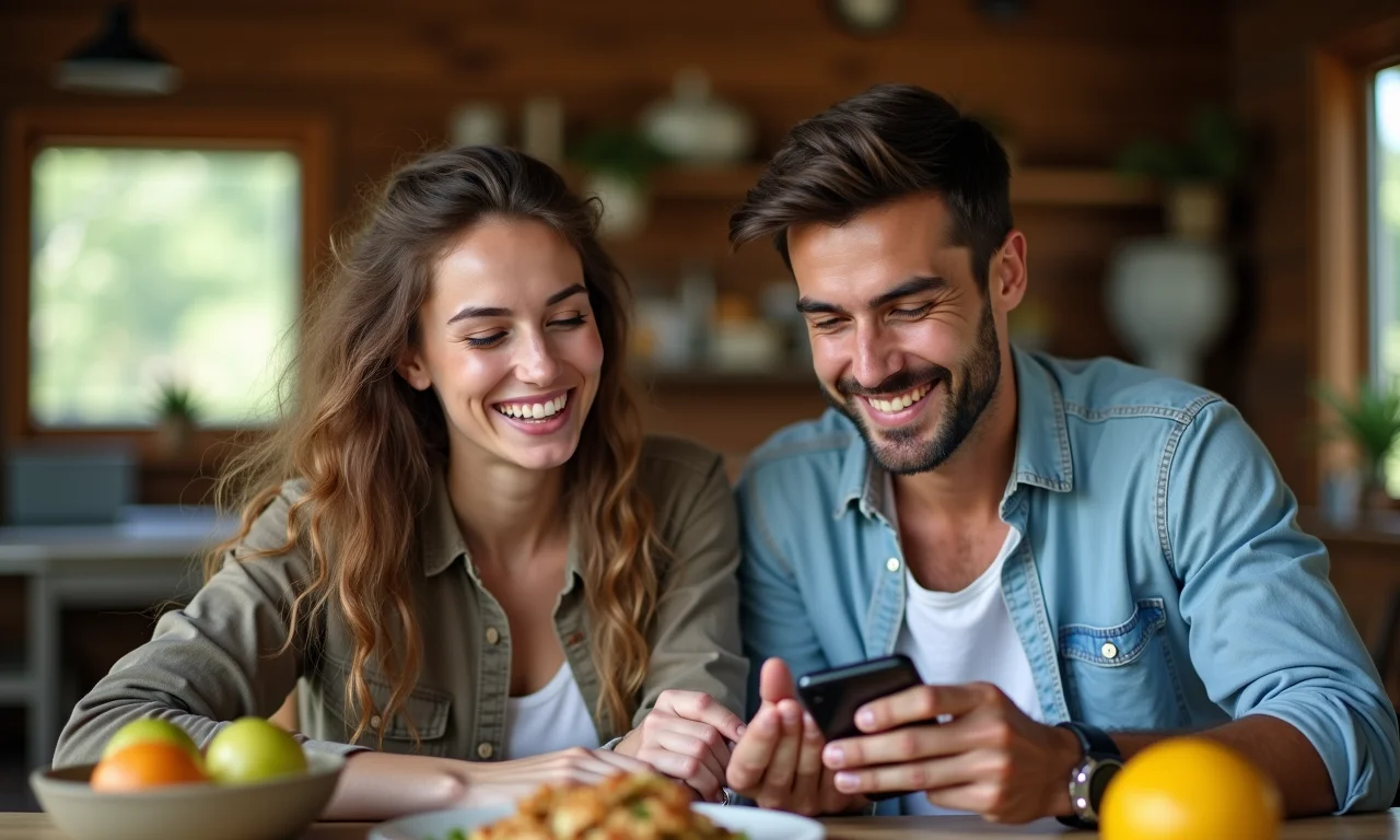 Grupo de amigos conferindo resultados da Lotofácil em bolão.