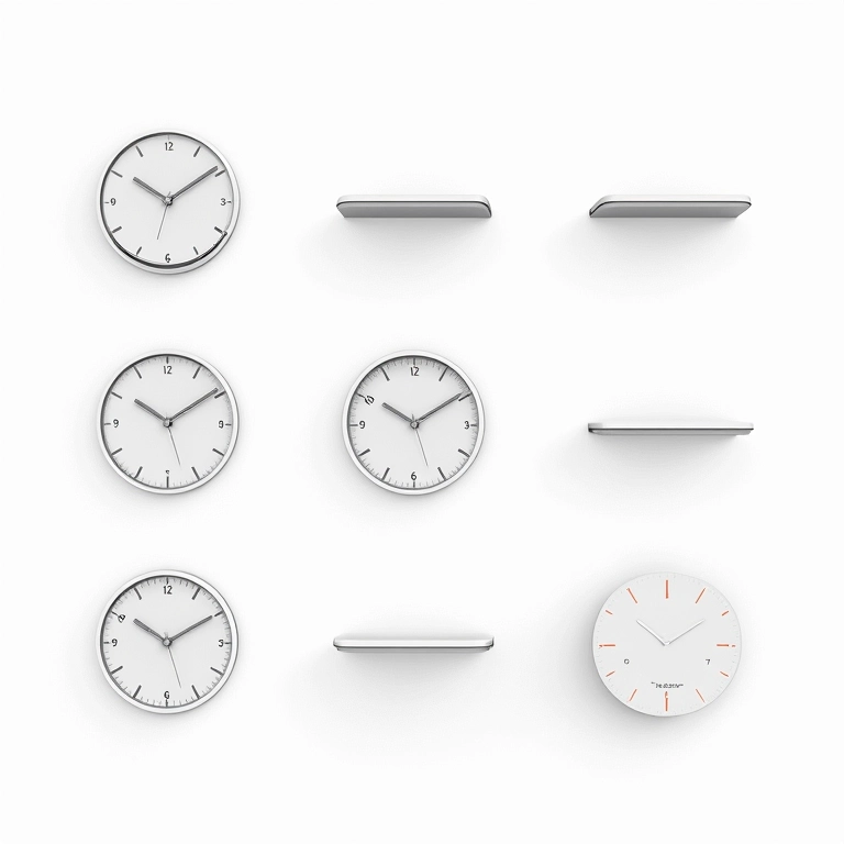 Guia passo a passo para criar um relógio de parede personalizado.