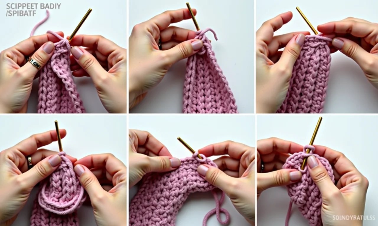 Guia passo a passo para fazer um cachecol simples de crochê.