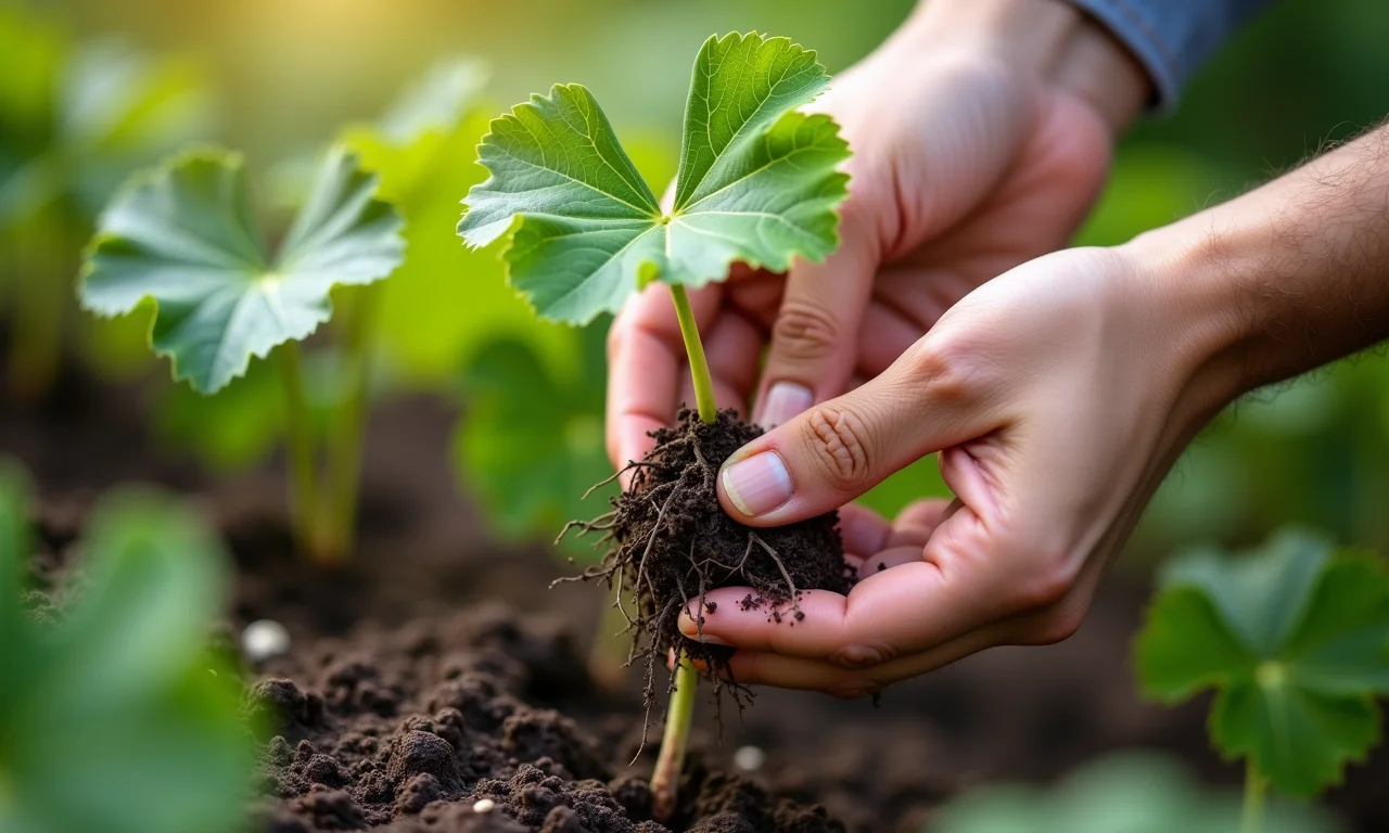 Hormônio enraizador sendo aplicado em estaca de uva.