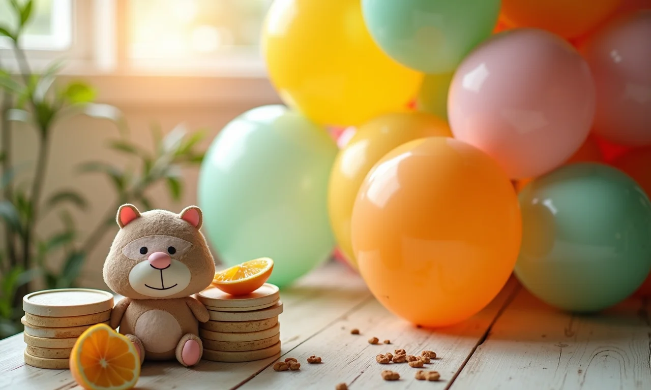 Ideias econômicas para decoração de chá de bebê.