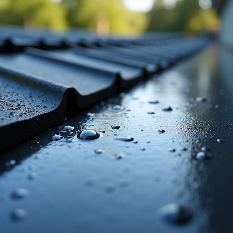 Impermeabilização da cobertura para evitar infiltrações.