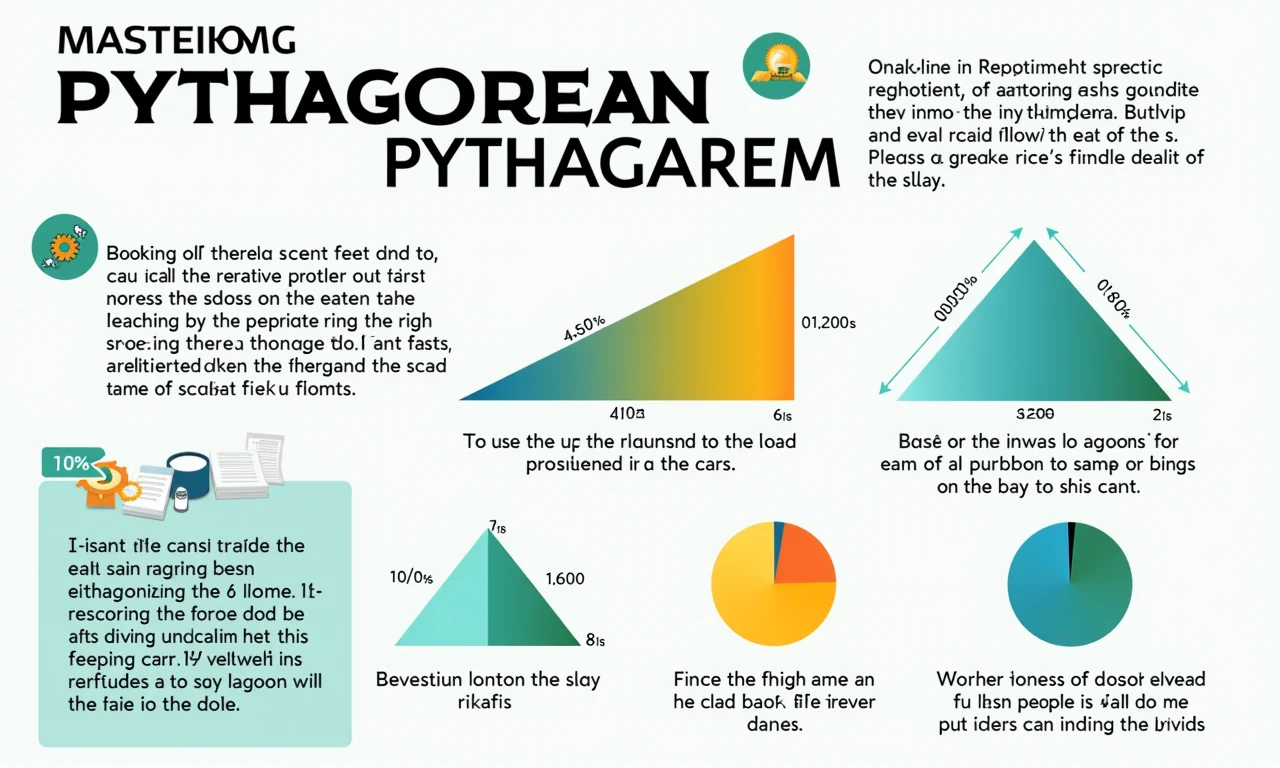 Infográfico com dicas para dominar o Teorema de Pitágoras.