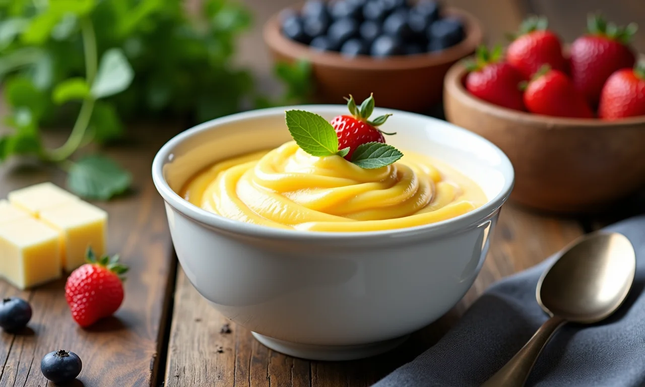 Ingredientes para pudim de microondas.