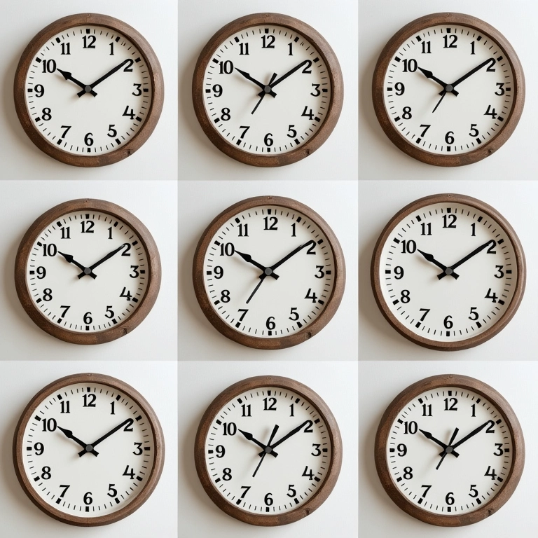 Inspirações para relógios personalizados: minimalista, geométrico.