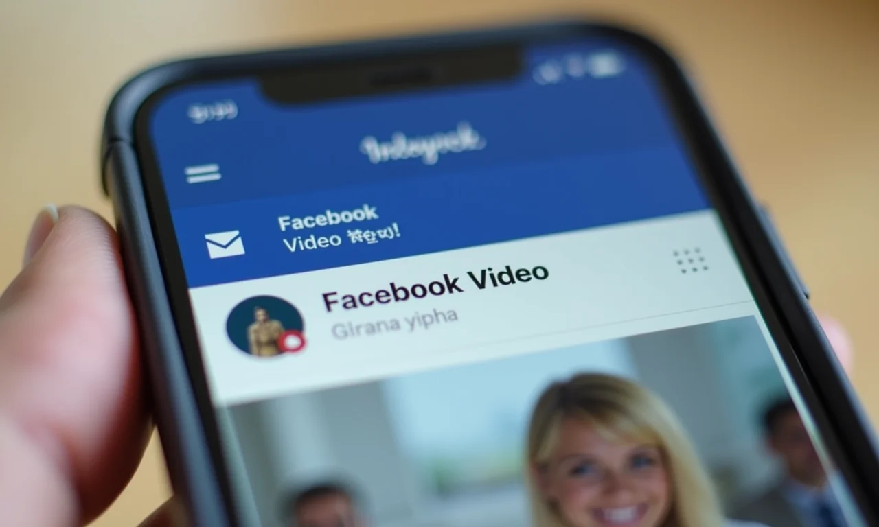 Interface da ferramenta de criação de vídeos do Facebook.