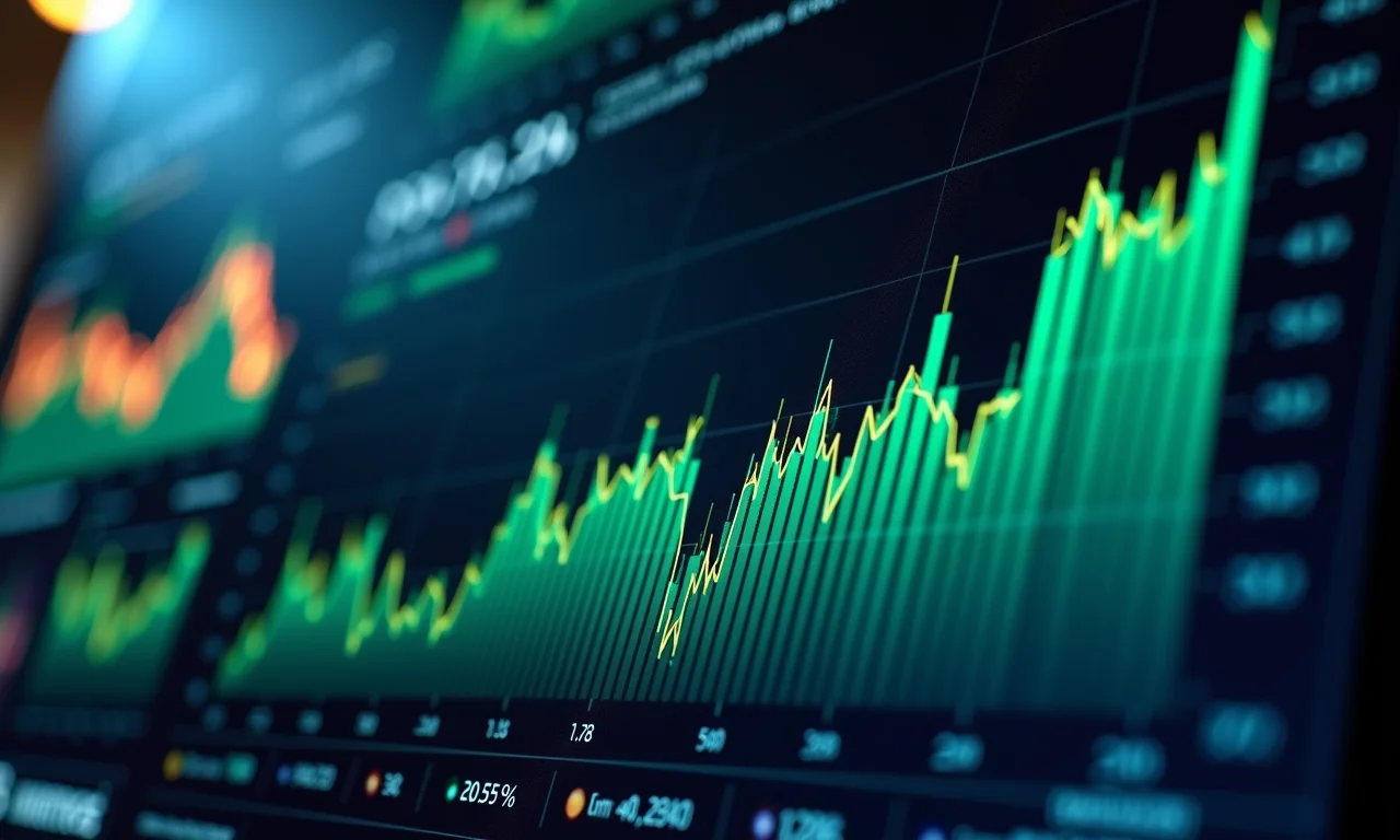Interface digital mostrando títulos do Tesouro Direto brasileiro, gráficos de investimento.