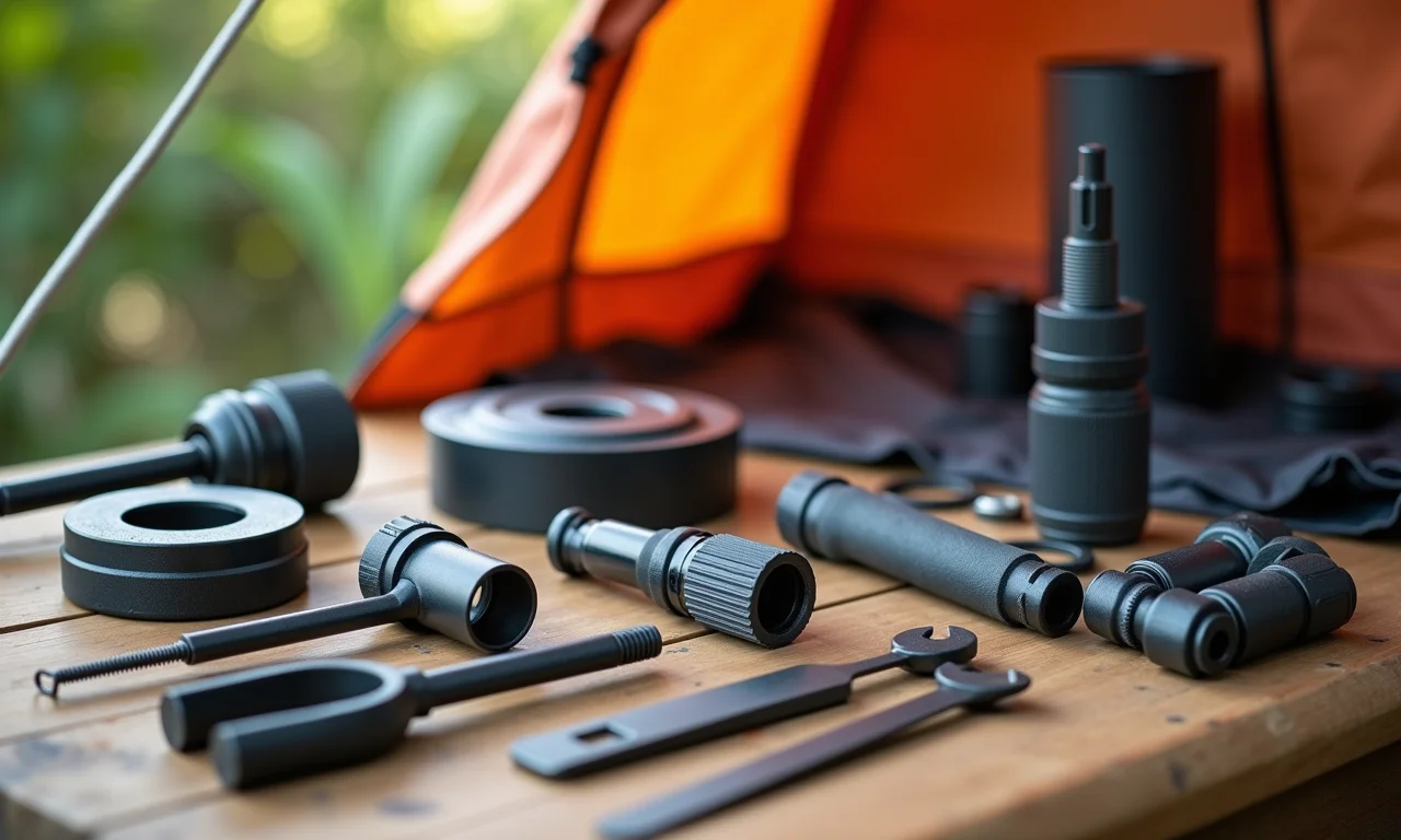 Kits de montagem da Loja do Mecânico para barracas de lona.