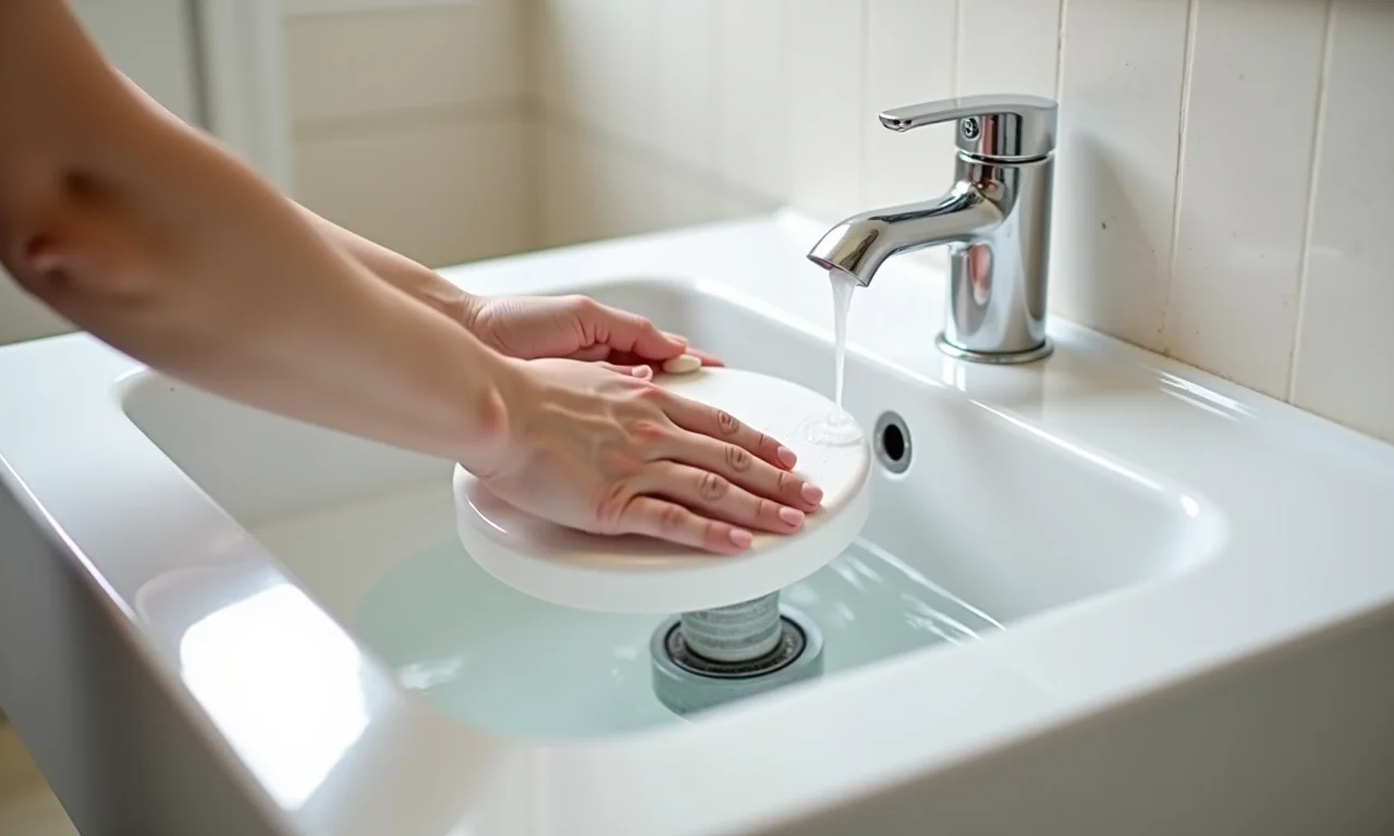 Lavando a capa da banqueta corretamente.