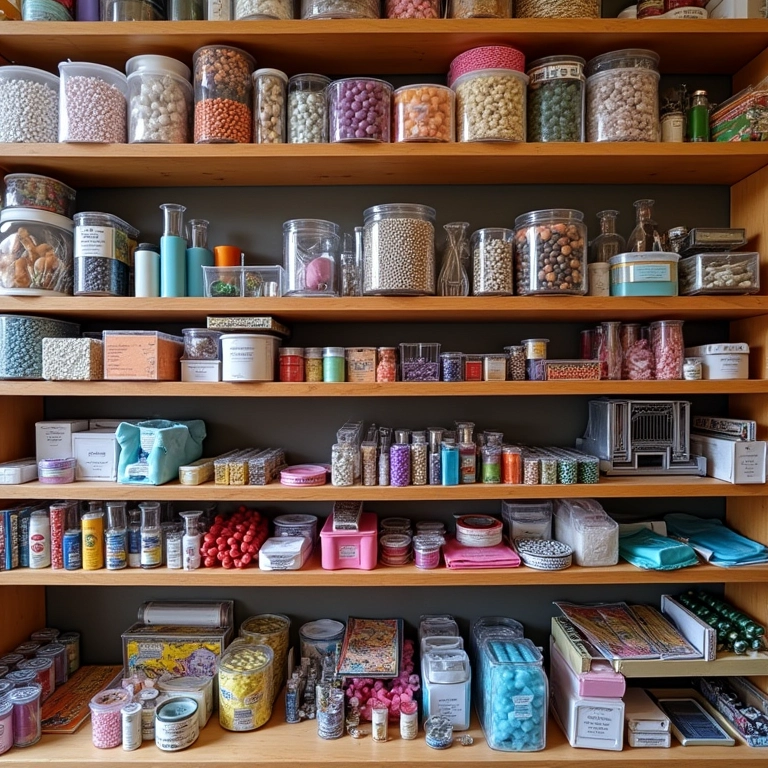 Loja de materiais para colar de pérola.