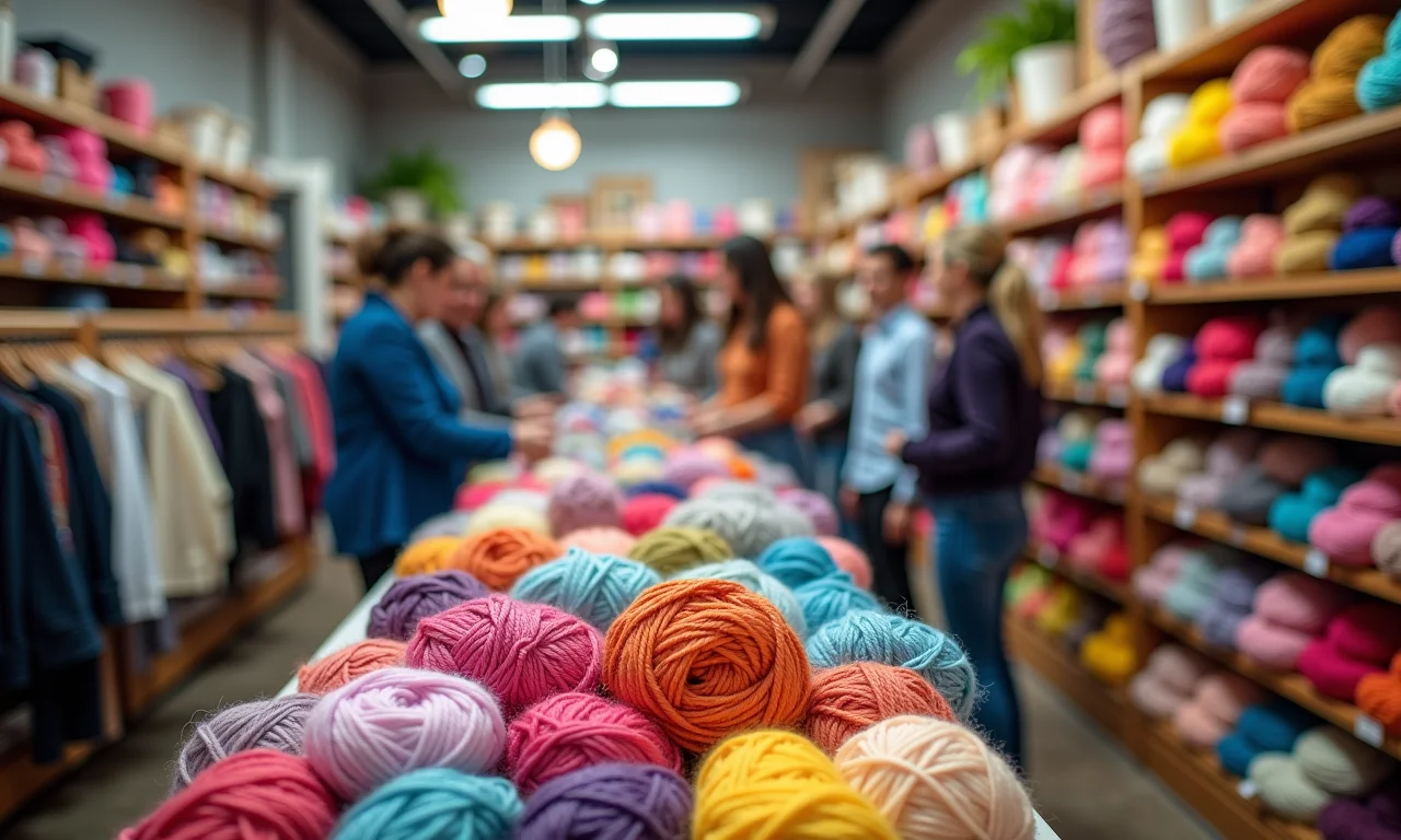 Loja de materiais para crochê