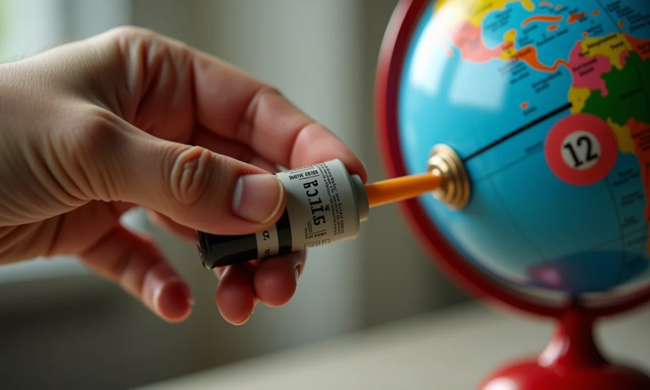 Lubrificando o eixo do globo de bingo para girar suavemente.