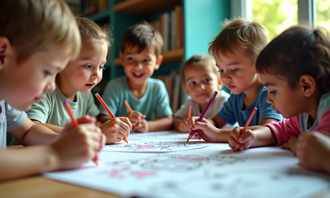 Mãos desenhando características de mascote digital.