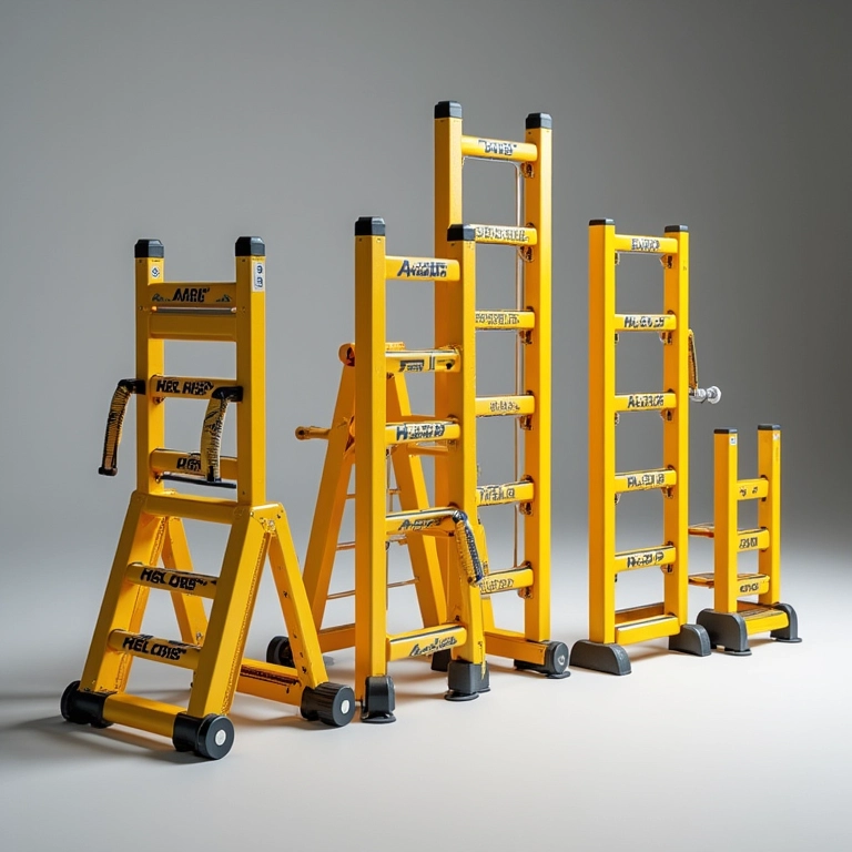 Marcas de escada de agilidade.