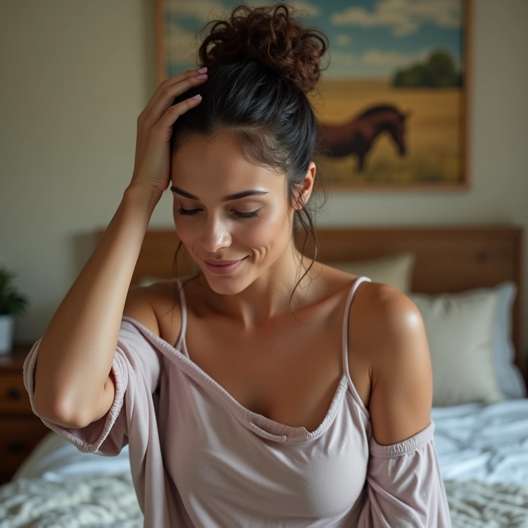 Massagem capilar para estimular o crescimento