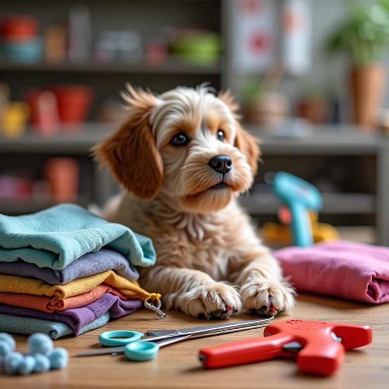 Materiais essenciais para começar a fazer laços e gravatas para pets.