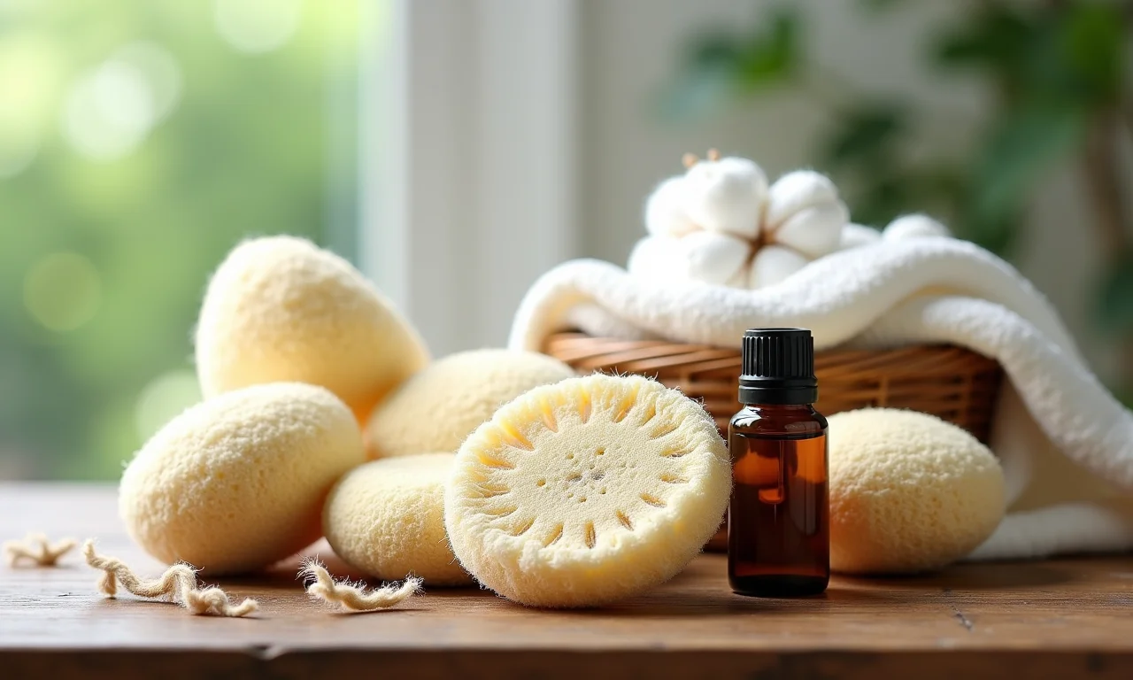 Materiais essenciais para esponja de banho personalizada.