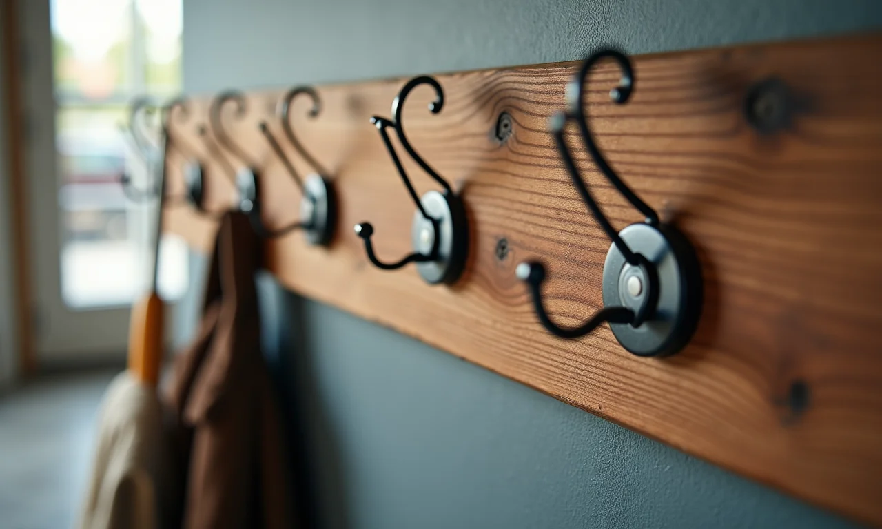 Materiais necessários para criar um cabideiro personalizado.