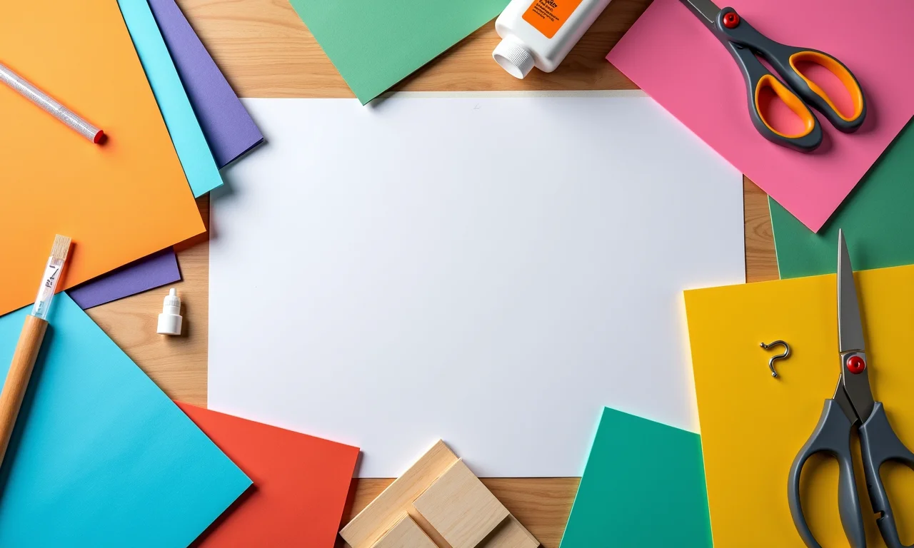 Materiais variados para criar notas musicais decorativas.