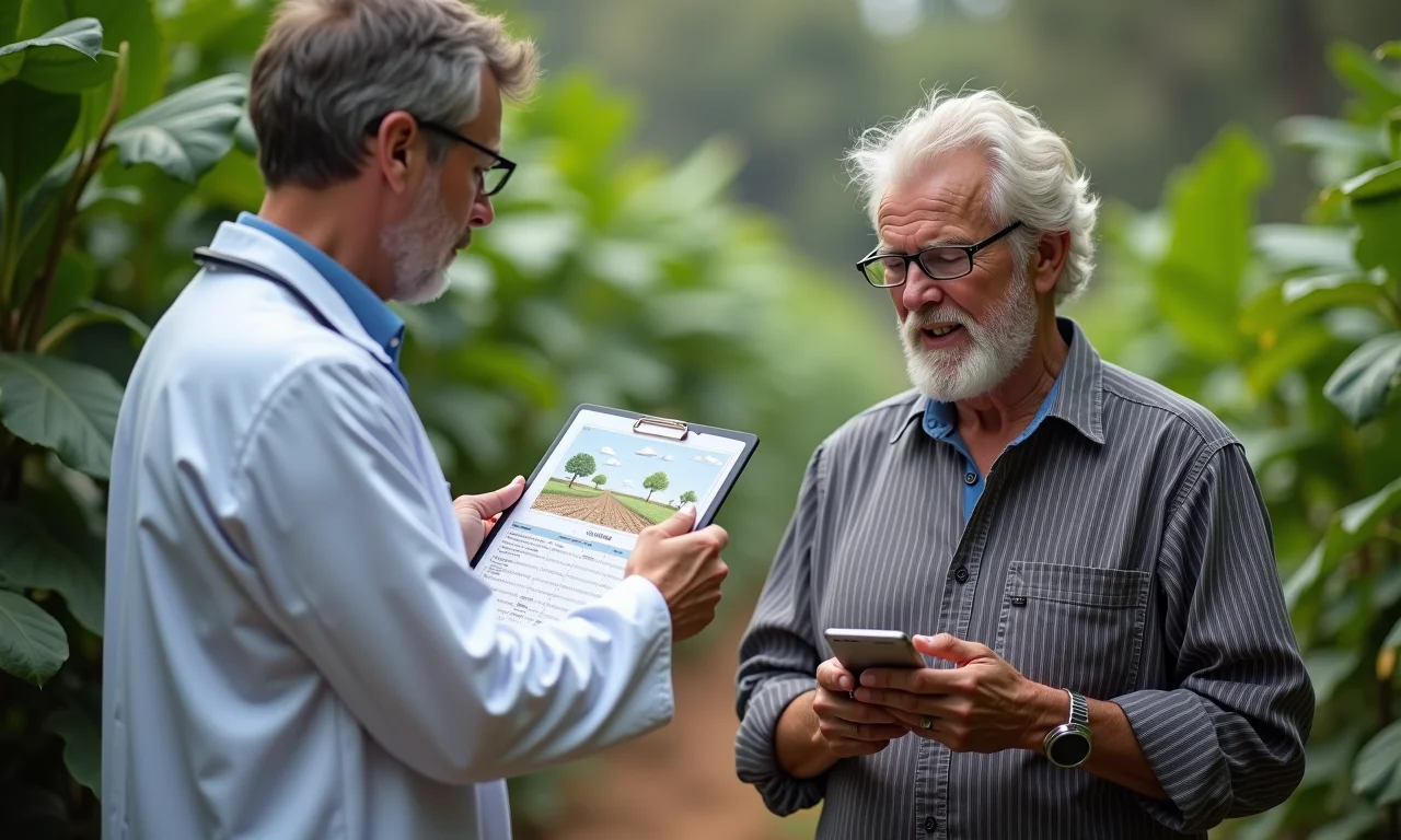 Médico discutindo prognóstico com paciente.