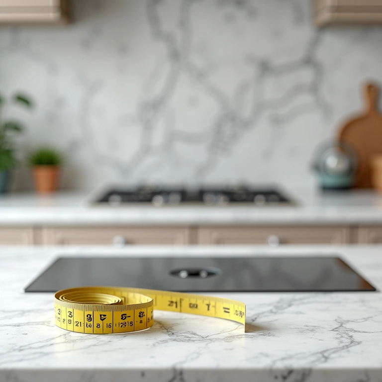 Medindo bancada para cooktop: medidas essenciais para funcionalidade.