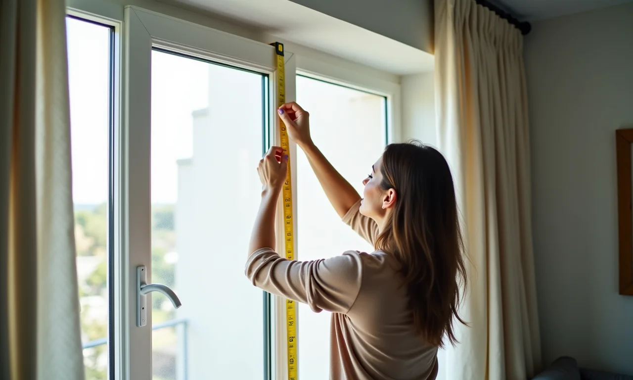 Medindo janela para cortina blecaute.
