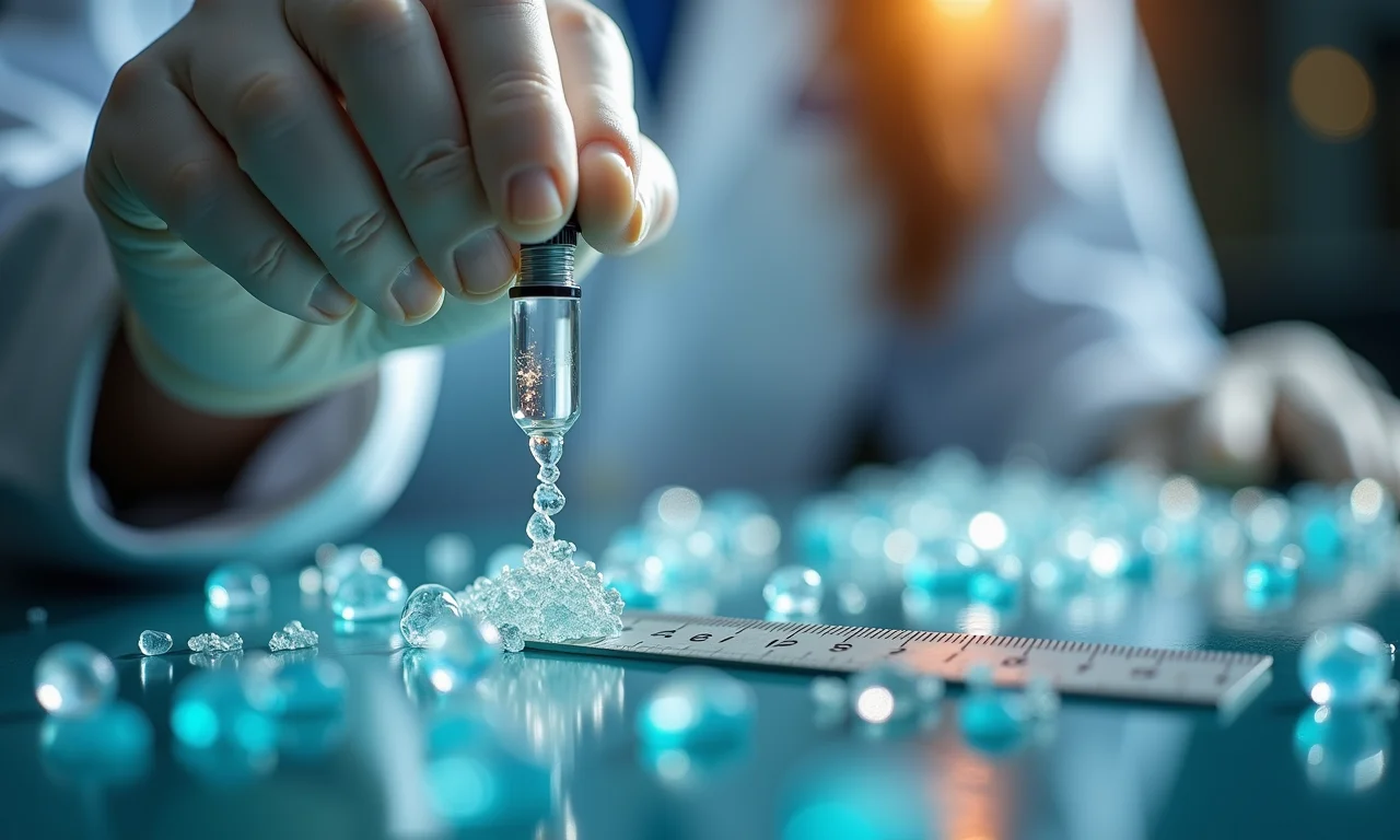 Medindo resina e catalisador.