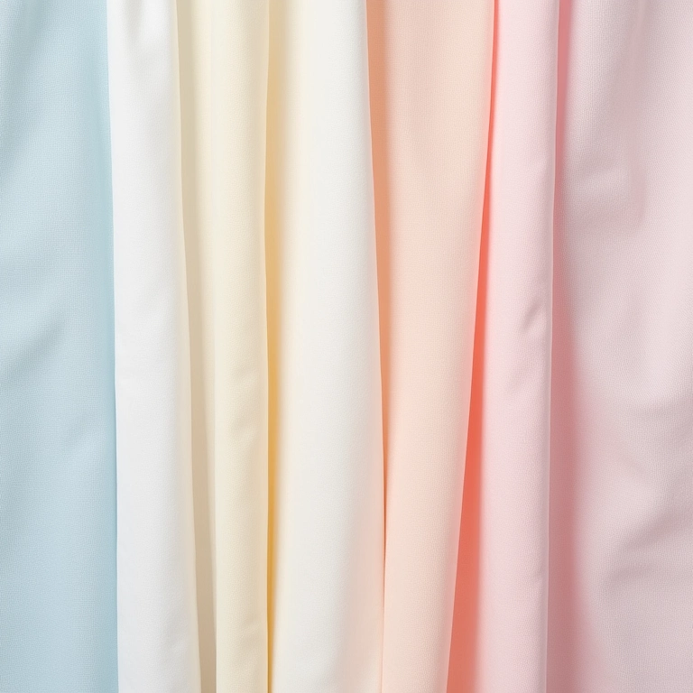 Melhor tecido para roupas de bebê no verão: algodão e linho.