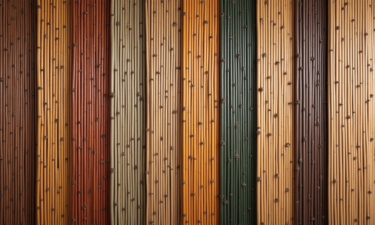 Modelos de cortina de bambu.