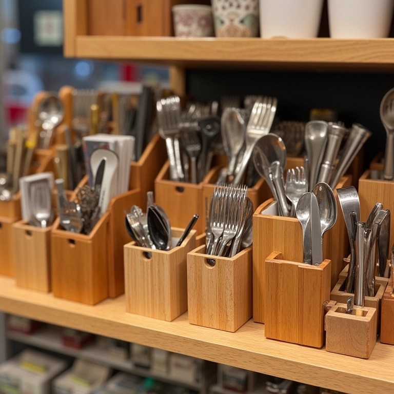 Modelos de organizadores de talheres prontos para comprar.