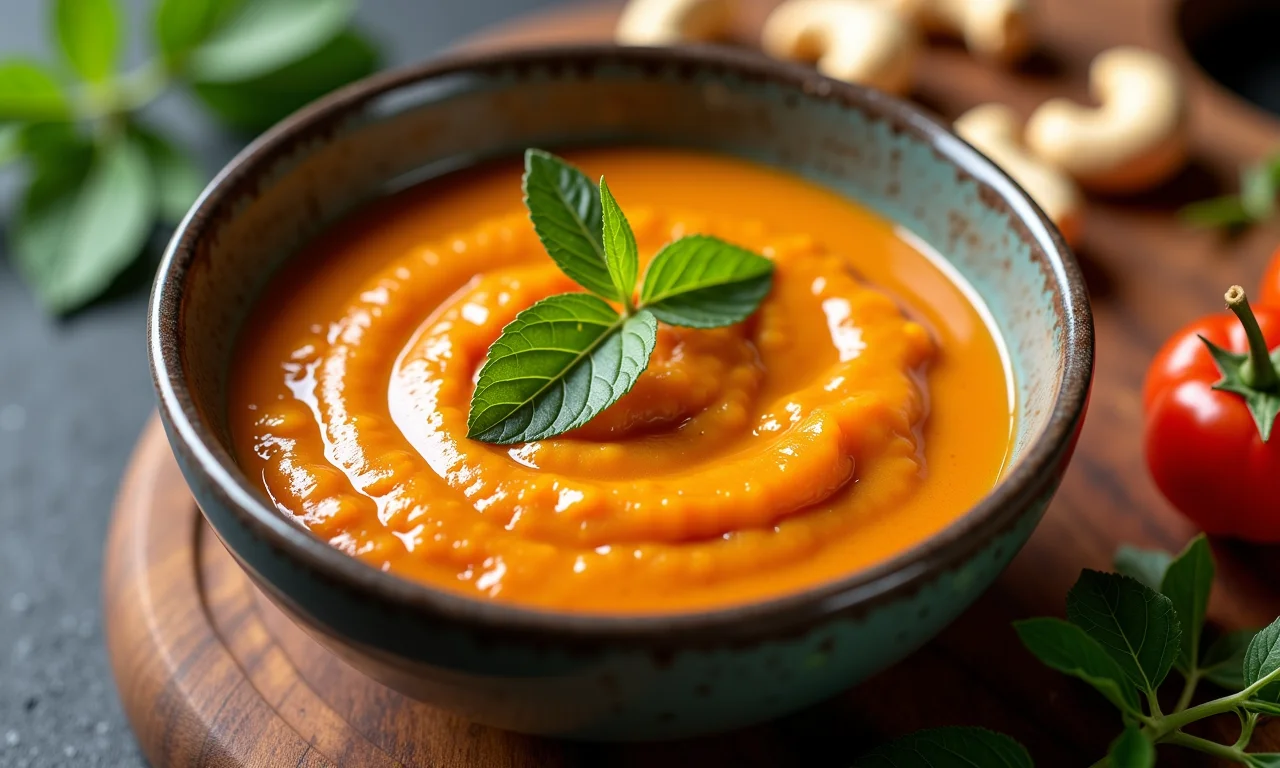 Molho de Catupiry vegano com castanhas.