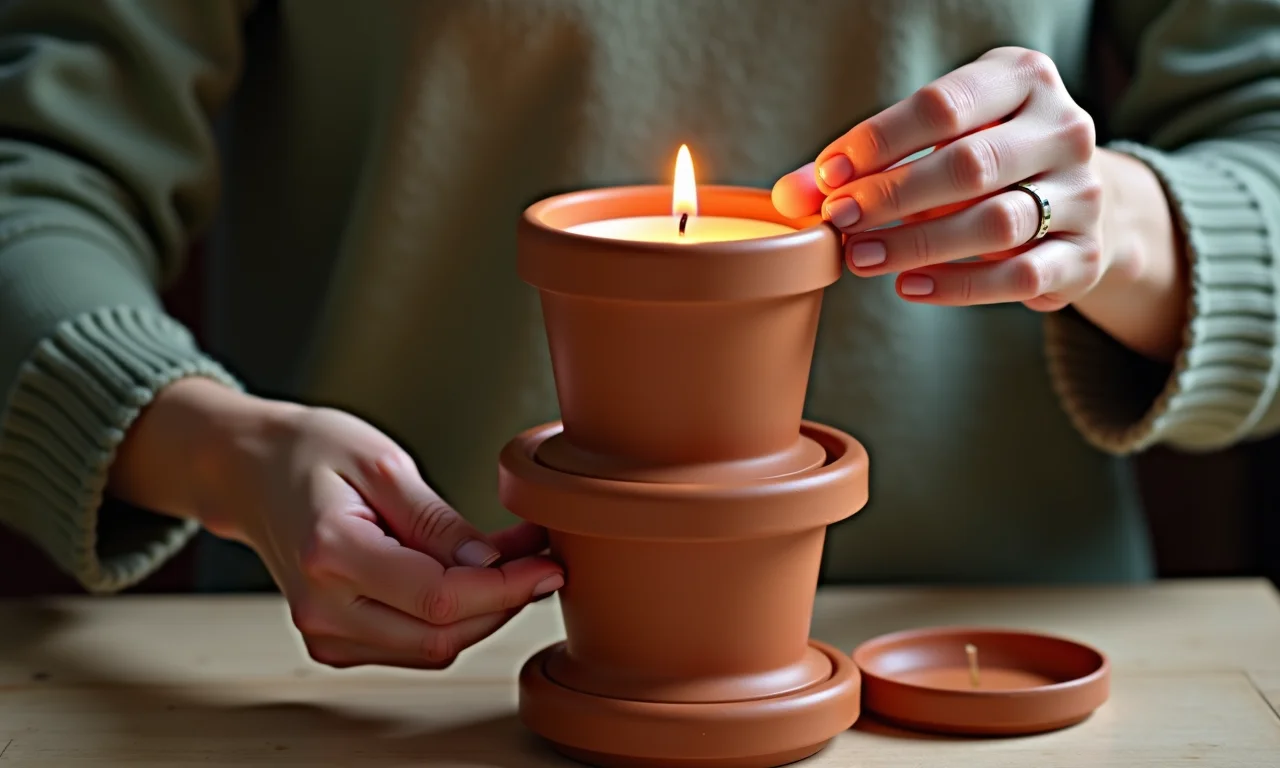 Montagem de um aquecedor de velas passo a passo.