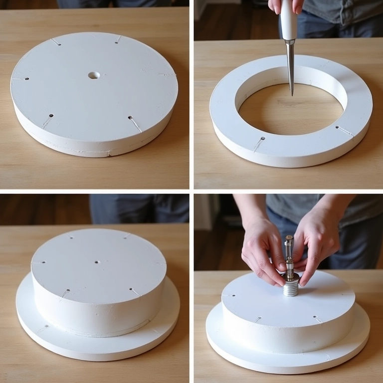 Montagem passo a passo de uma bailarina para bolo.