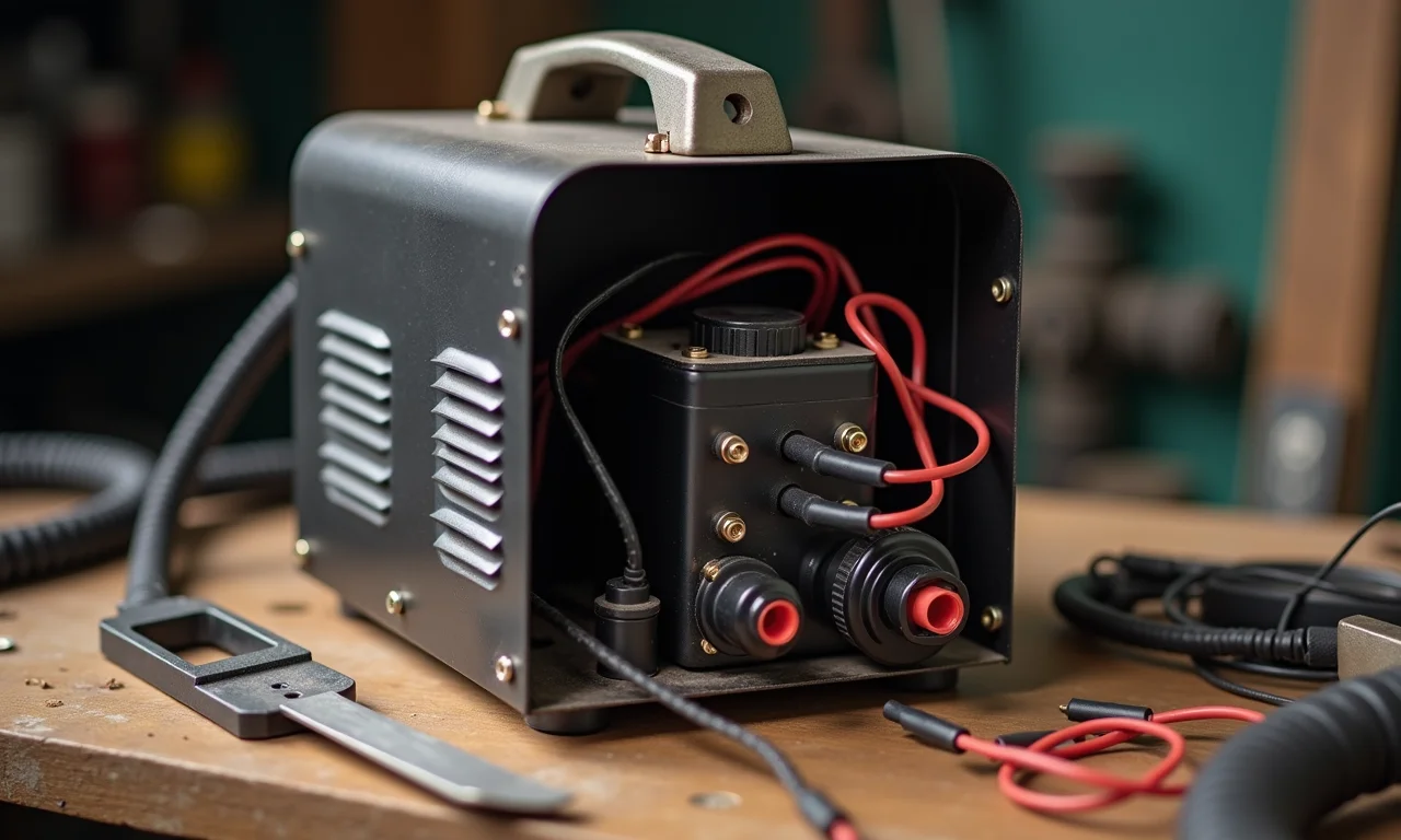 Montando a carcaça da mini máquina de solda.