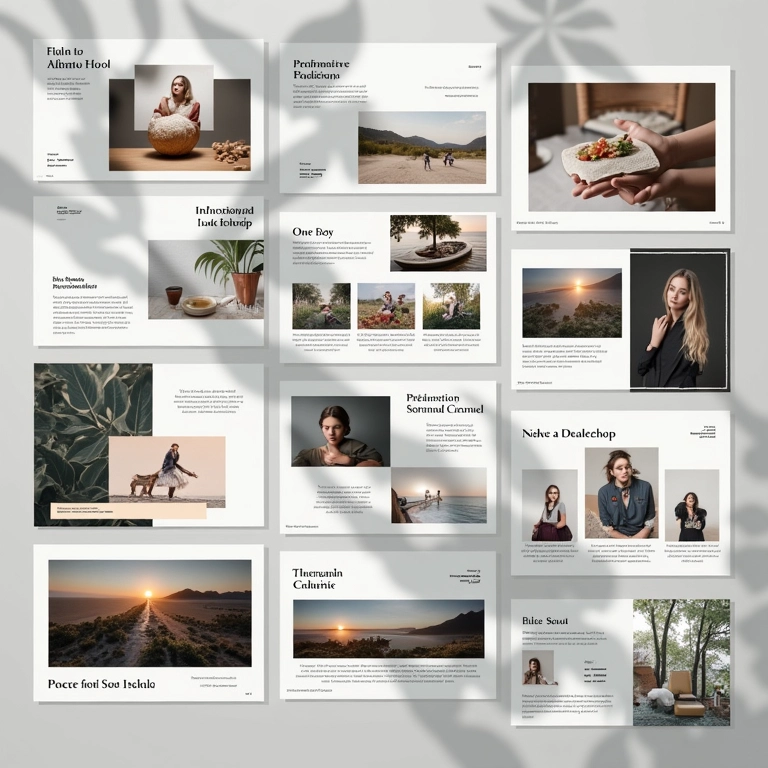 Mood board de fotos inspiradoras.