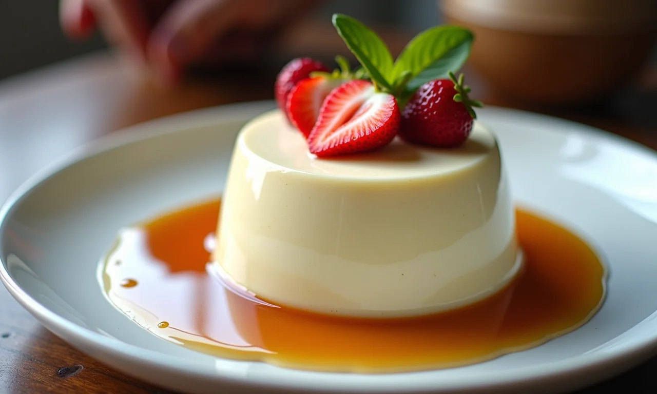 Mousse de ninho sem gelatina, utilizando agar-agar como alternativa.