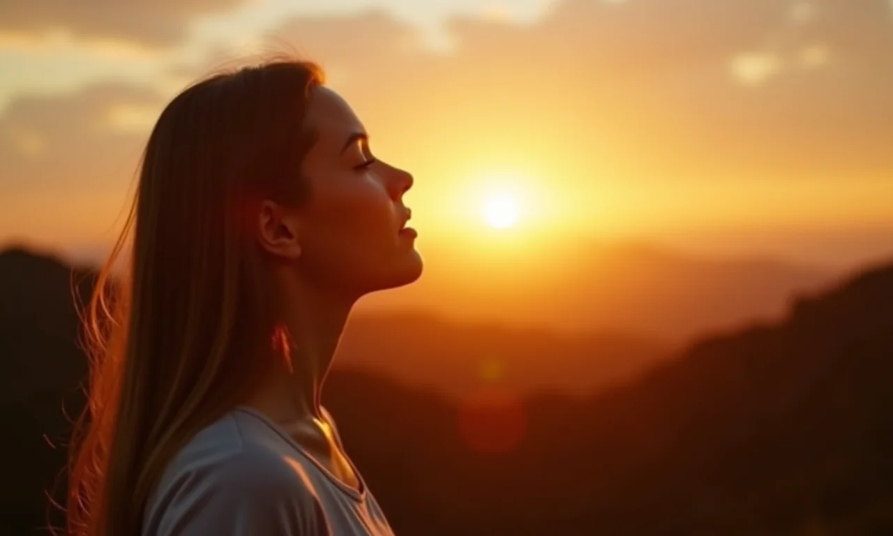 Mulher esperando resposta do pedido à Pomba Gira