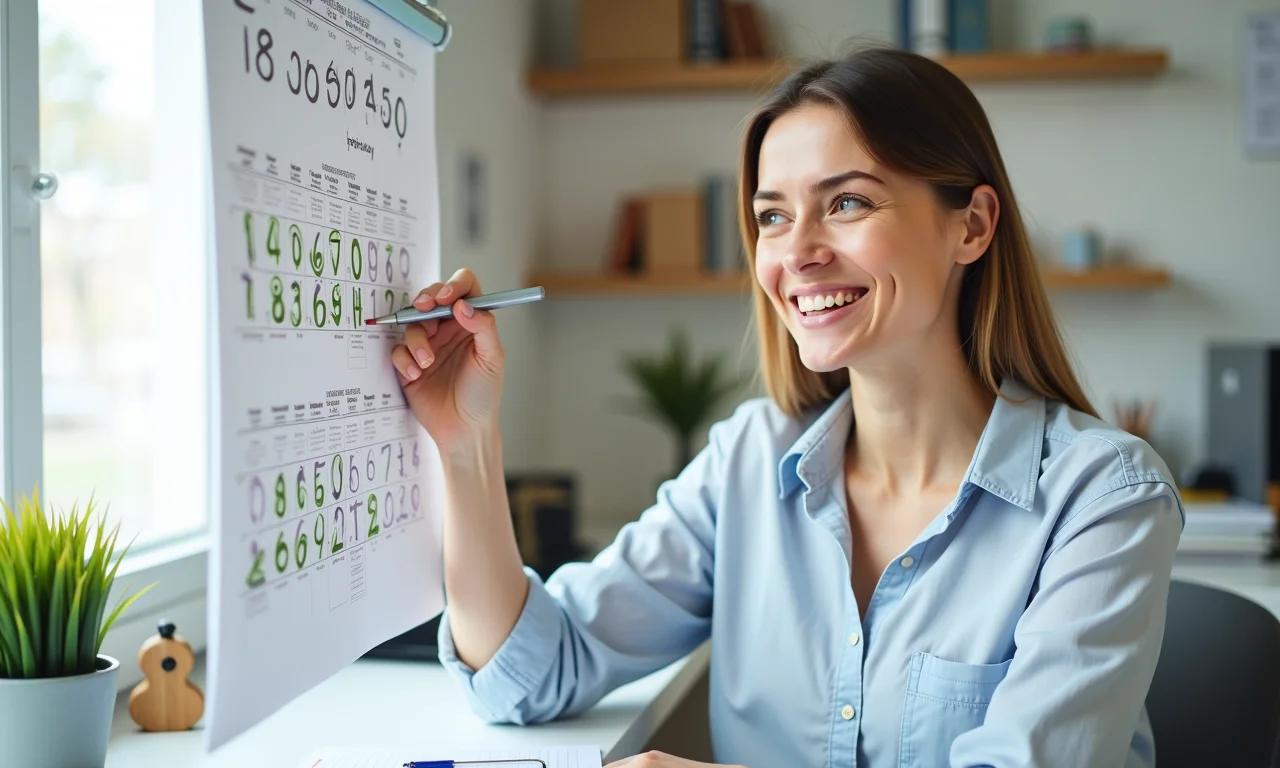 Mulher marcando os dias no calendário, mostrando que o tempo cura.