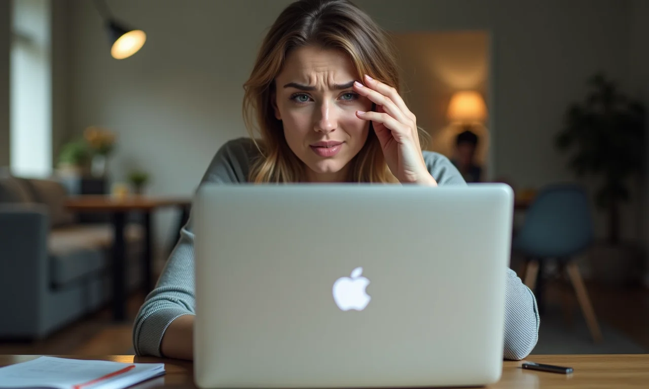 Mulher restaurando arquivos no Windows 7 com HD externo conectado.