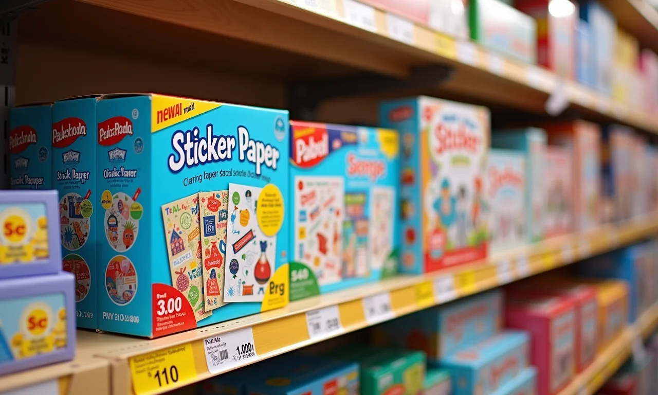 Onde comprar papel adesivo para imprimir.