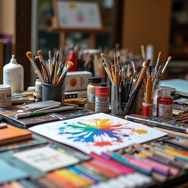 Onde encontrar materiais para montar kit de pintura.