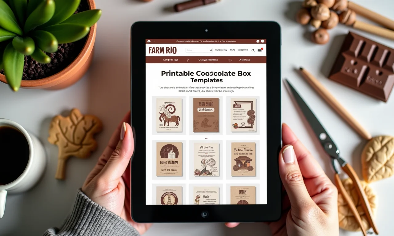 Onde encontrar moldes para caixas de bombom.