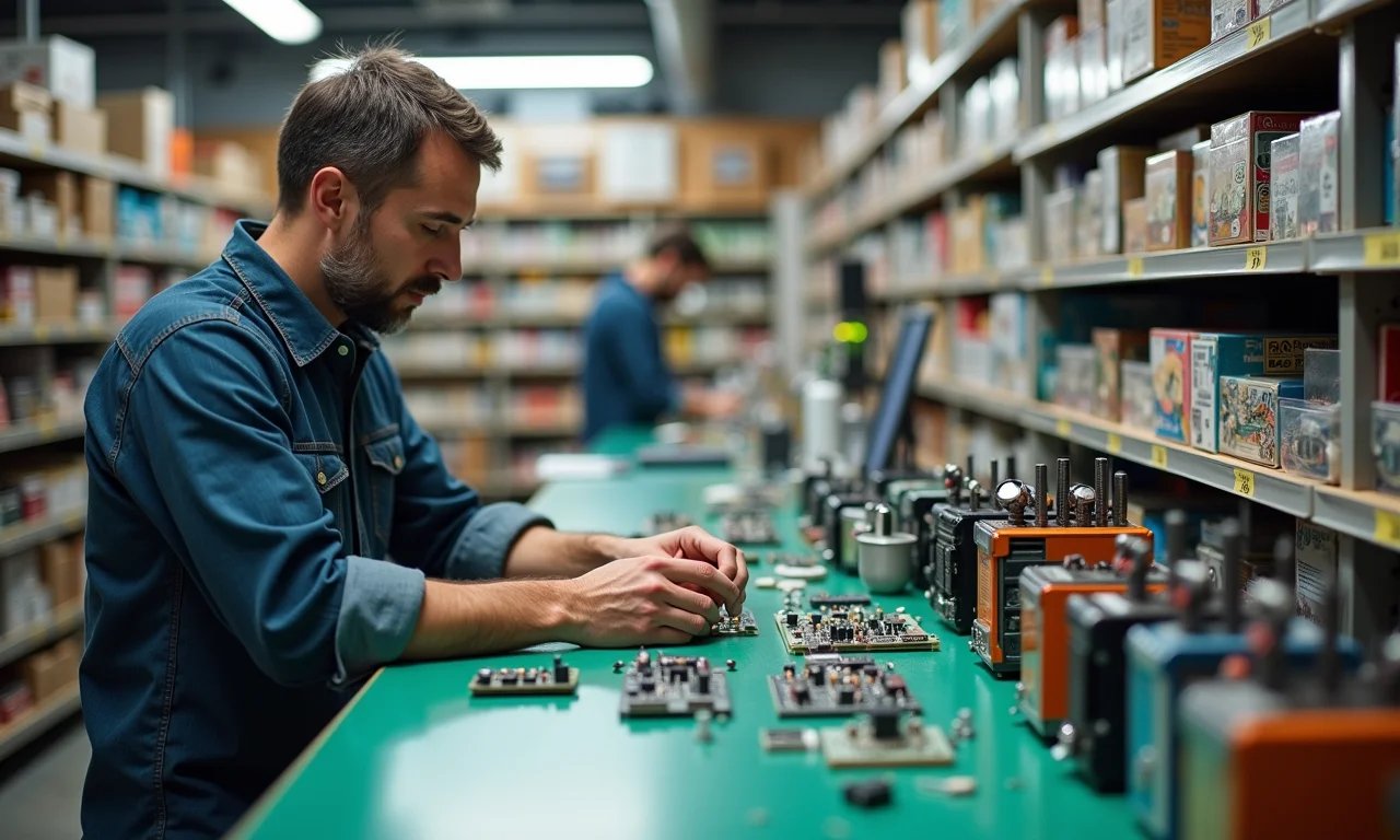 Onde encontrar os componentes da mini máquina de solda?