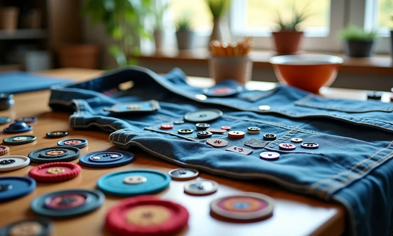 Onde encontrar patches e bottons para customizar.