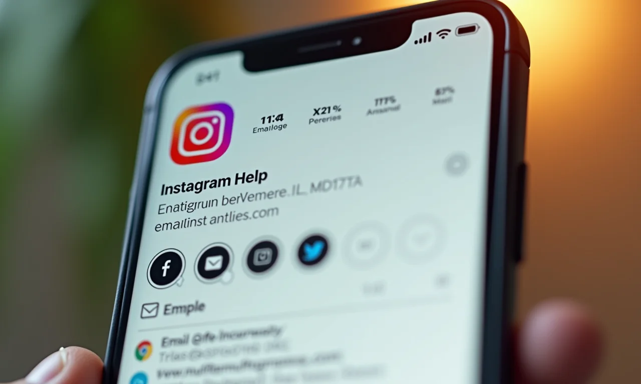 Página de ajuda do Instagram no celular explicando sobre uso do mesmo e-mail para várias contas.
