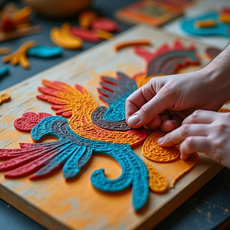 Painel da Galinha Pintadinha feito em EVA.