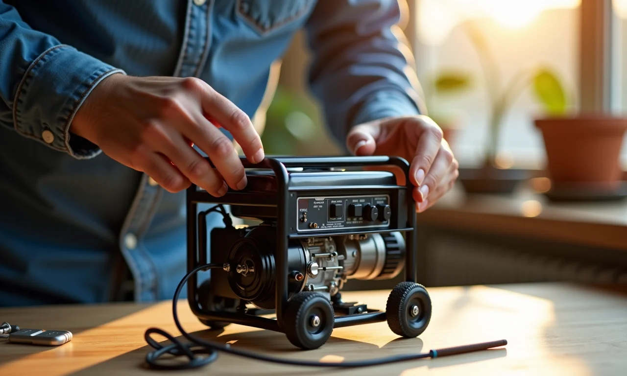 Passo a passo da montagem de um mini gerador de energia.