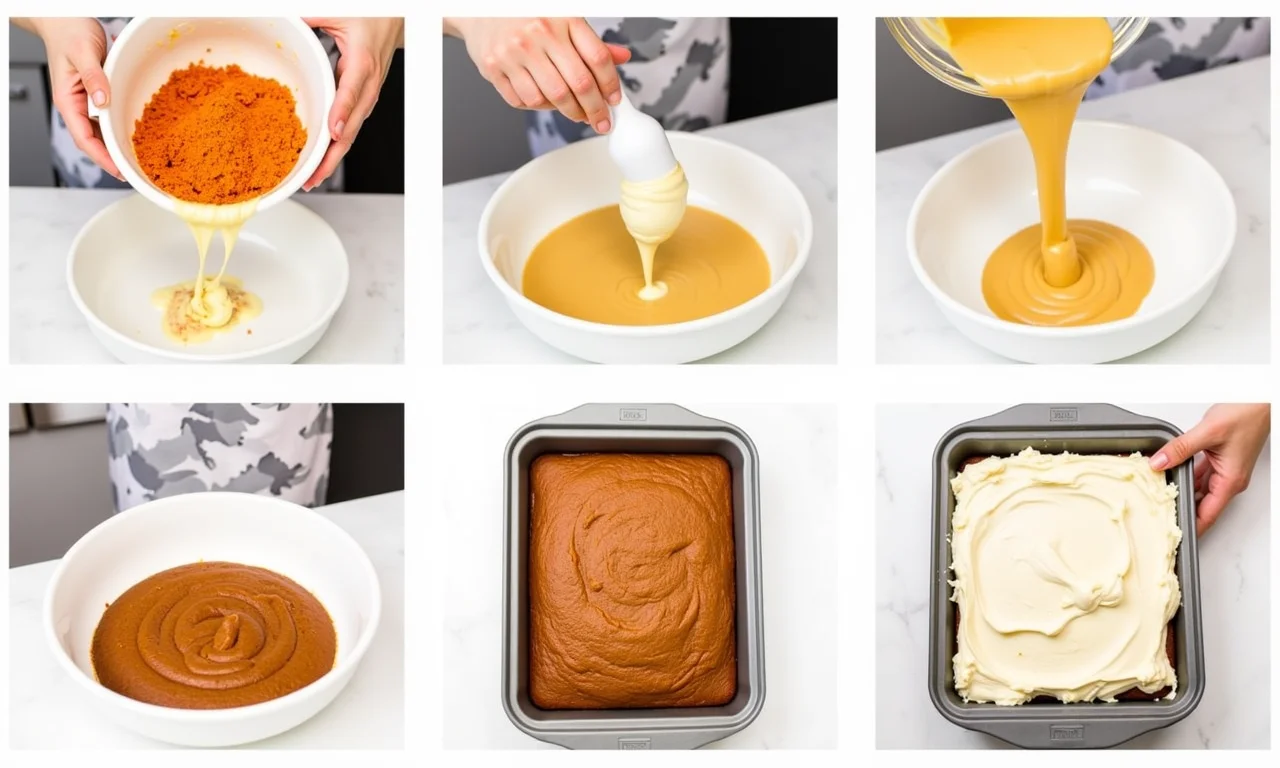 Passo a passo da receita de bolo de cenoura.