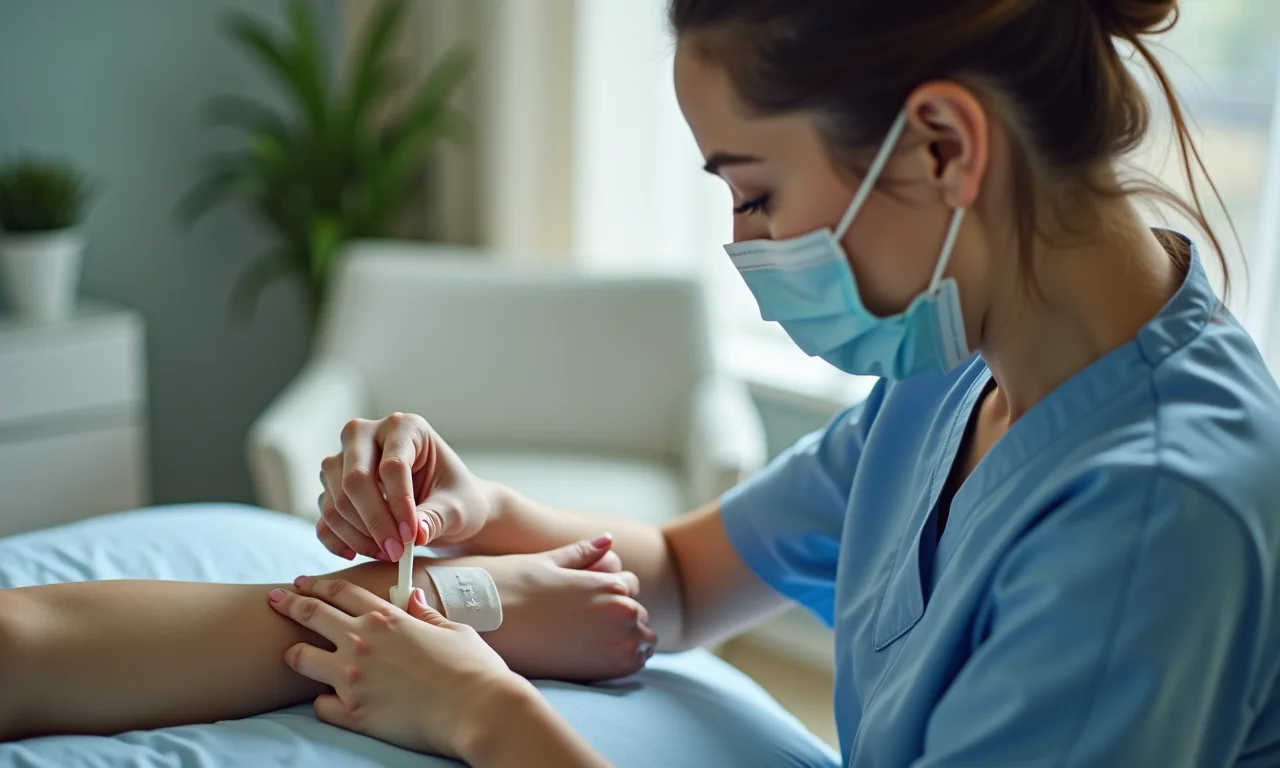 Passo a passo de como fazer um curativo cirúrgico.